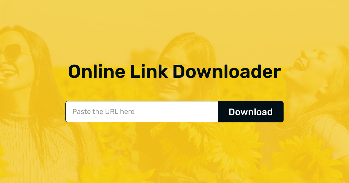 Free Link Downloader Download Video and Audio from Link